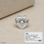 HEART 5.06ct G SI2 Diamond