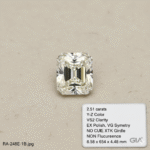 Diamante RADIANT 2,51ct Y-Z VS2