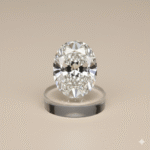 OVAL 7,08ct D SI1 Diamant