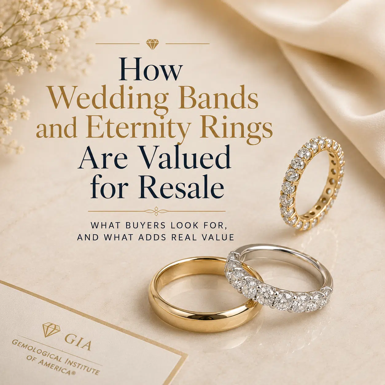 How Wedding Bands and Eternity Rings Are Valued for Resale